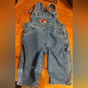 Vintage Baby Carter's Embroidered Denim Overalls